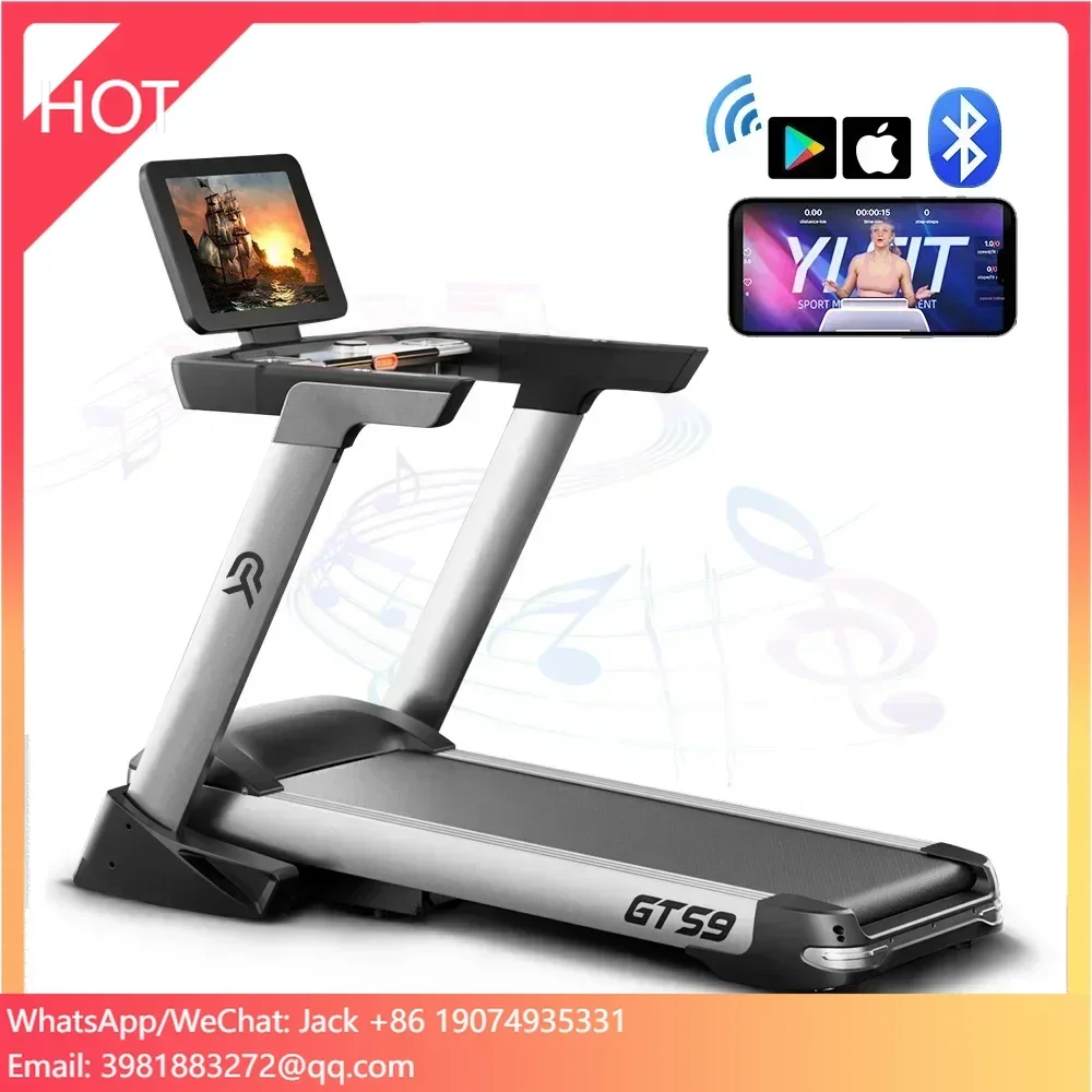 

YPOO Treadmill Home Fitness Running Machine Big Screen Nice Look Super Incline Ac Motor Electric Gym Commercial Treadmill