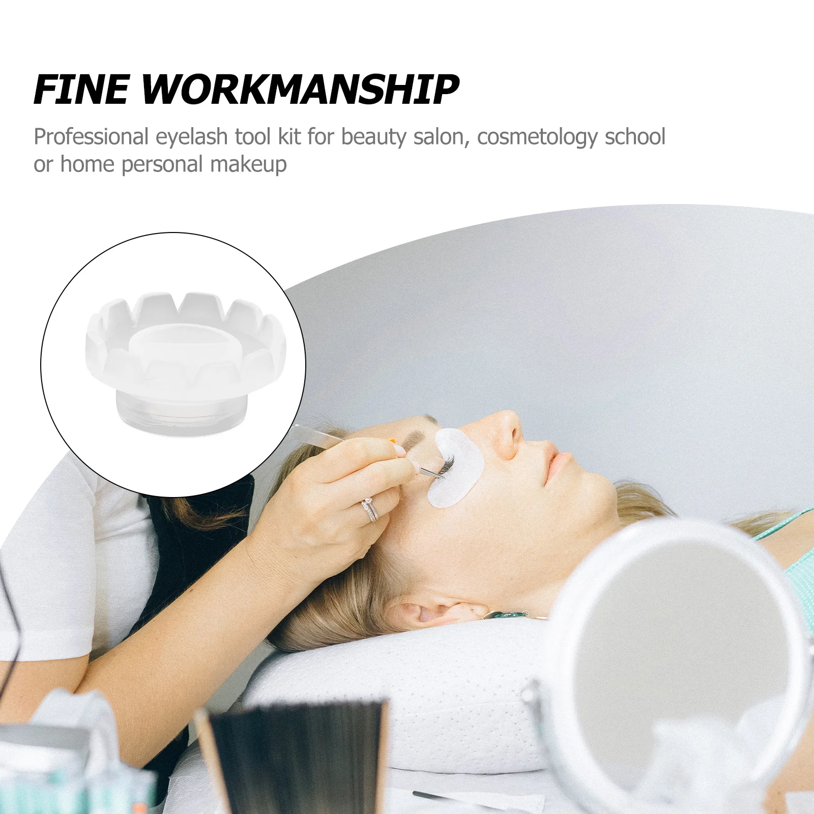 200 قطعة صينية رموش للاستعمال مرة واحدة قسط البلاستيك لاش الغراء تخزين الكؤوس لفناني ماكياج كاذبة لاش تطبيق تنظيم عدة