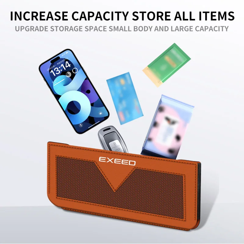 

Chery Exeed LX VX TXL RX Sterra ES ET ET-I‌ PHEV‌ Key 2025 Accessories Car Seat Side Pocket Organizer Purse Bag Car Interior