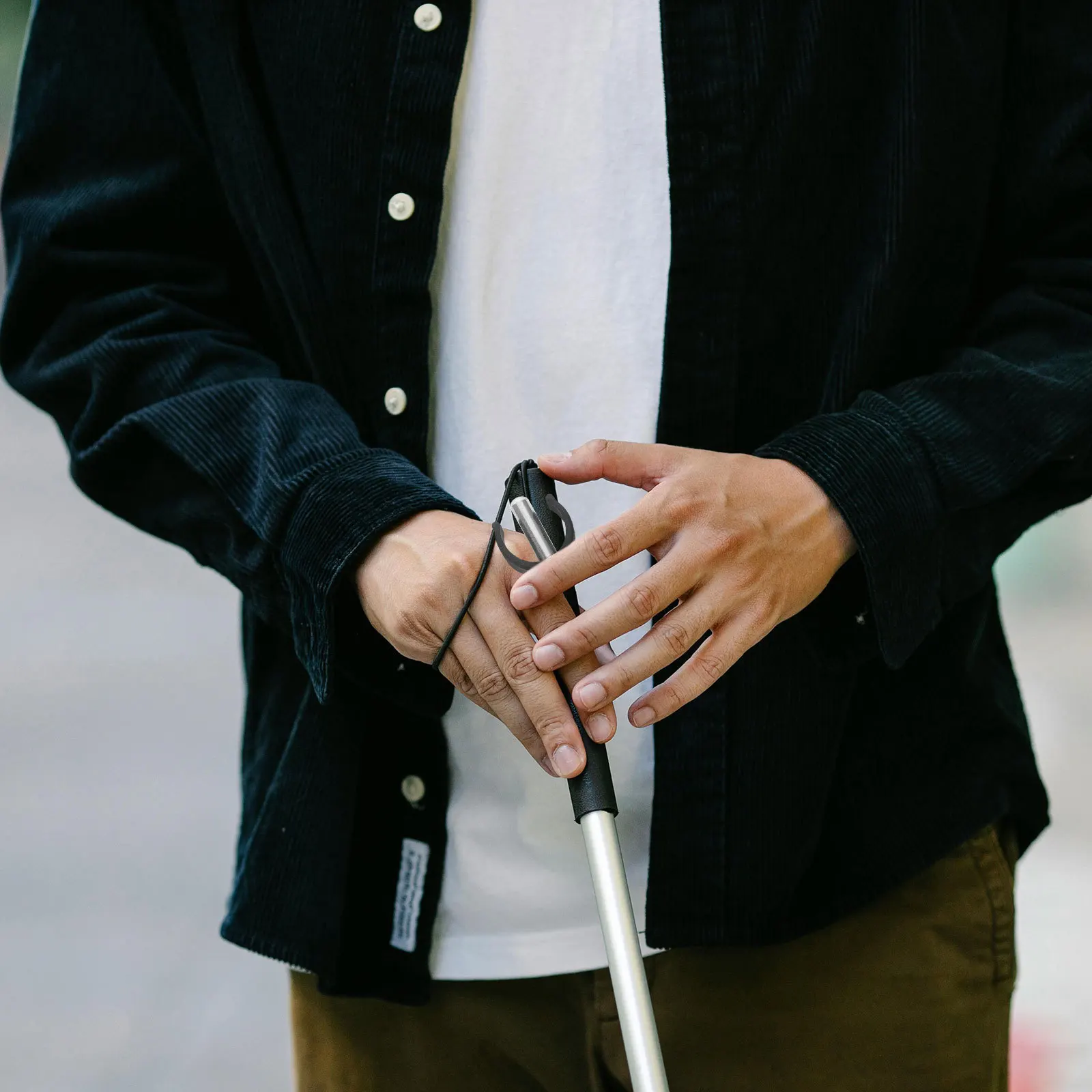 12 قطعة أقفال دبوس قصب الثقيلة C-شكل مشبك للمشي العصي العكازات استبدال إصلاح كليب خفيفة الوزن التنقل المعونة