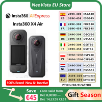 Insta360 X4 Air Action Camera - 165g Lightweight 8K 360-Degree Camera, Invisible Pole Effect Built-in Windscreen X4 Air