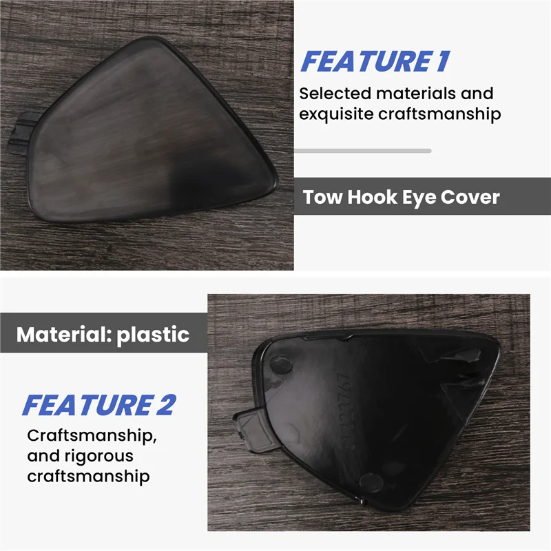 

Front Bumper Tow Hook Eye Cover Cap For Volvo XC60 2014-2017 31323767 39821562