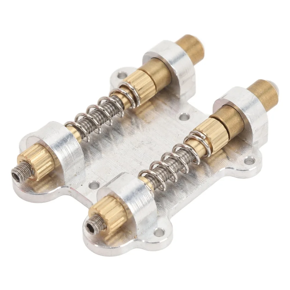 Silver+Golden Floating Tremolo Stopper Metal Material With Mounting Screws Brass Arming Adjuster Tremolo Bridge Stabilizer