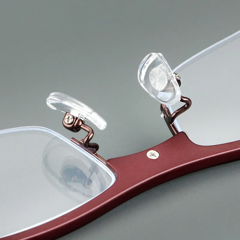 Fashion Men Sports Glasses Frame Flexible Eyewear TR90 Frames Square Half-rim Luxury Eyeglasses Clear Lens