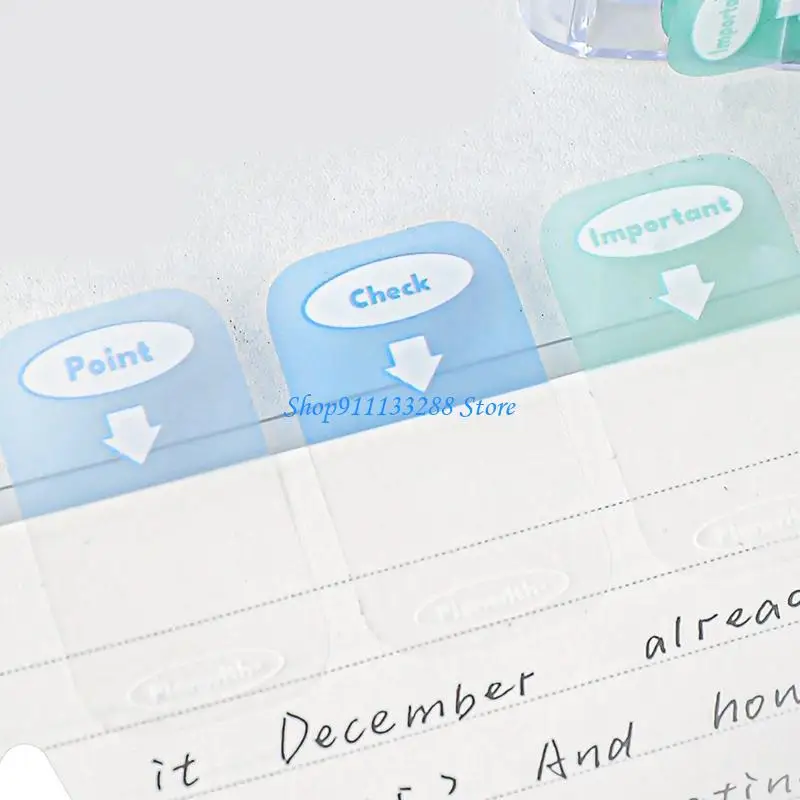 G88D Colorful Page Markers Index Tabs With Pull Out Design Perfect For Office Document Classification And Studying