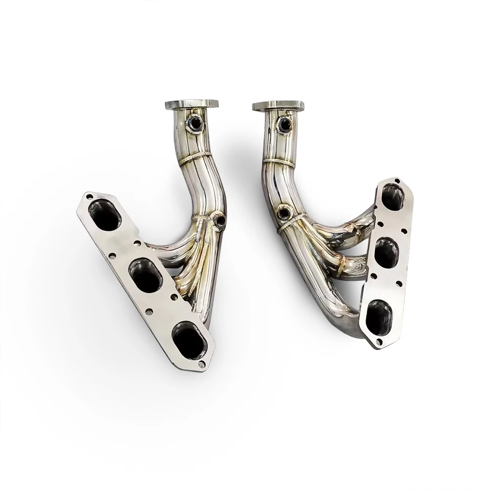 Suitable for Porsche 911 997/997.1 3.6 2004-2008 Automotive Exhaust Collector Stainless Steel Performance Exhaust Manifold