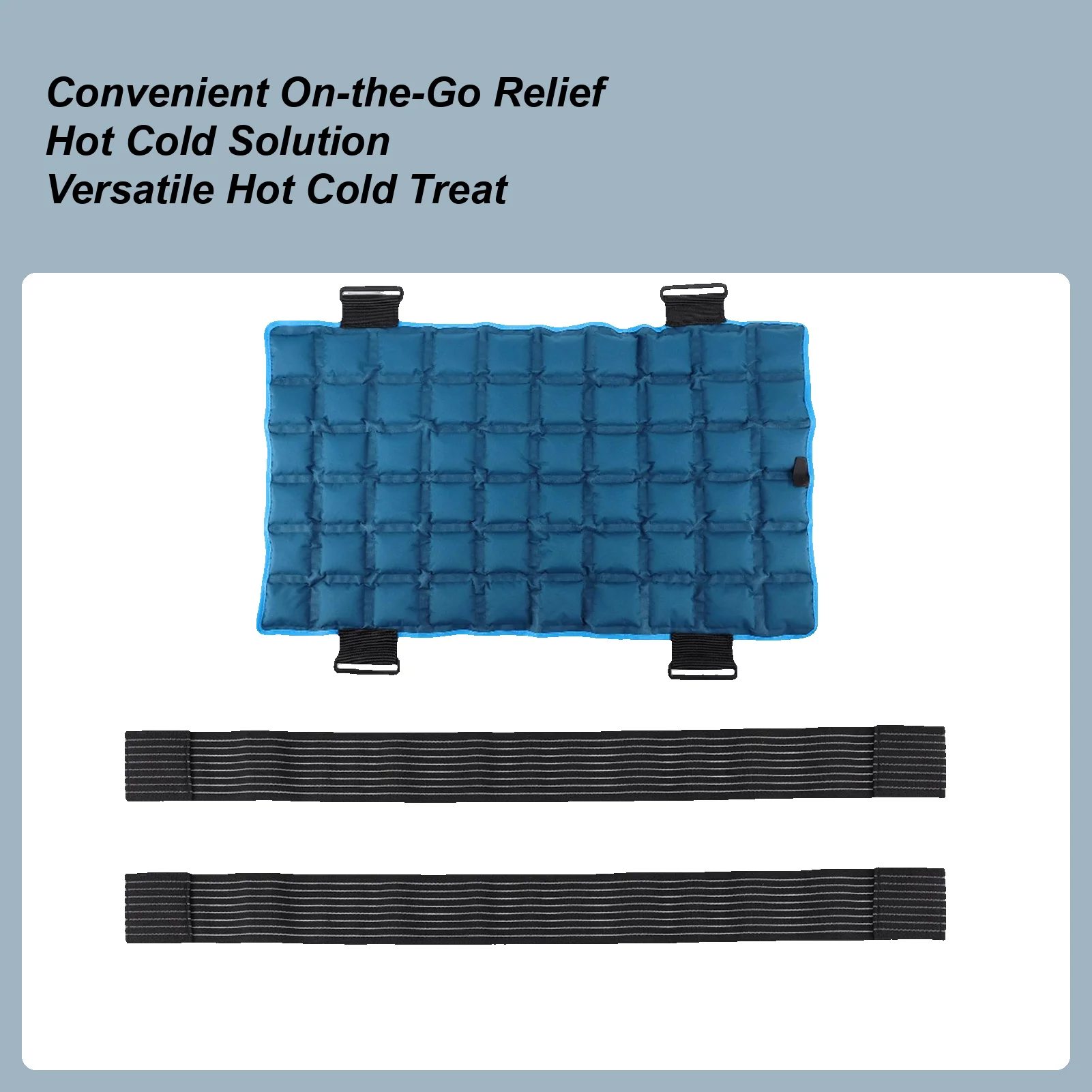 

Многоразовый гибкий охлаждающий гелевый пакет для терапевтического холодного компресса при болях в спине, плечах, руках, ногах, локтях, лодыжках, шее