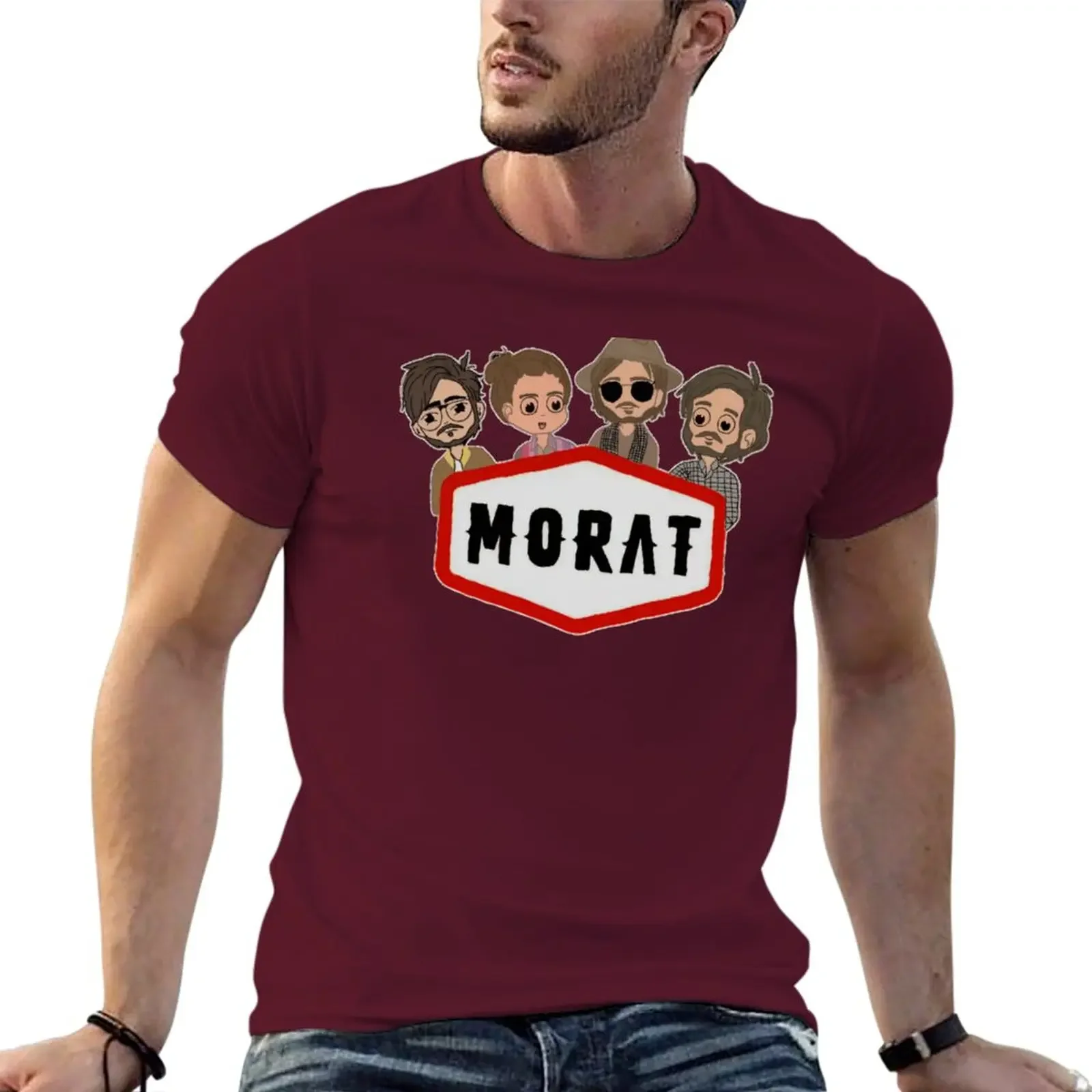 morat T-Shirt sublime cute top sweat men cotton t shirts mens designer clothes new in tops & tees Short Sleeve Round Collar 2024