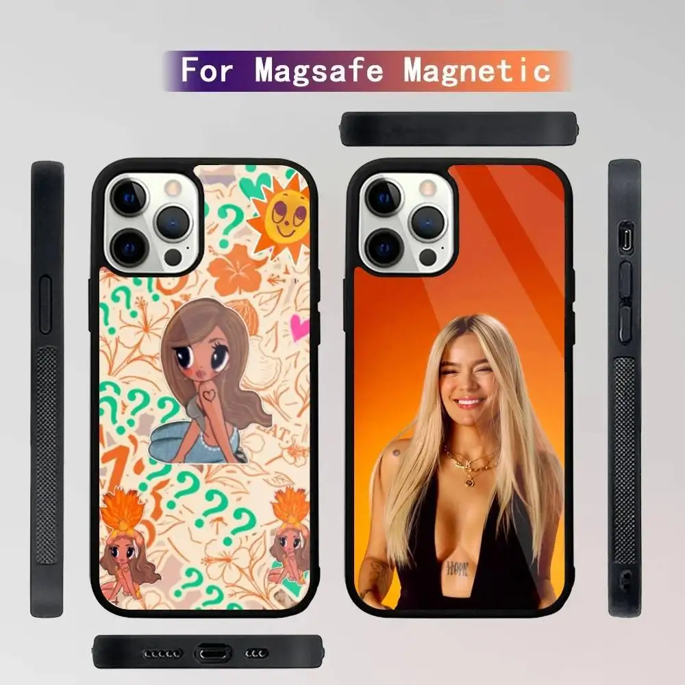 

K-Karol G Tropicoqueta Phone Case For iPhone 16,15,14,13,12,11,Plus,Pro,Max Mini Magsafe Magnetic Wireless Charging