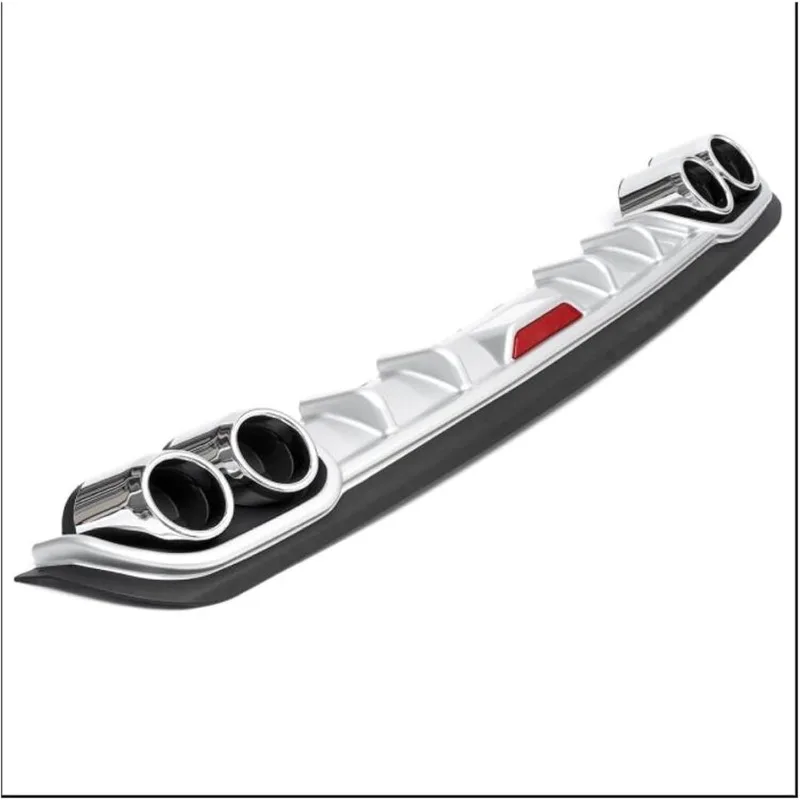 Universal rear lip for the car, rear bumper diffuser modification, rear bumper air deflector, lip decoration