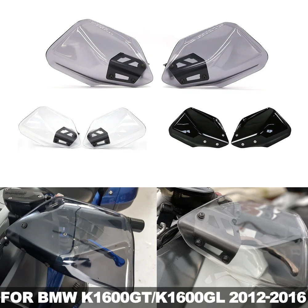 Protectores de manos para motocicleta, protectores de manos para BMW K1600 GT K1600 GTL 2012-2016, Protector de mano para freno de manillar, Protector contra el viento