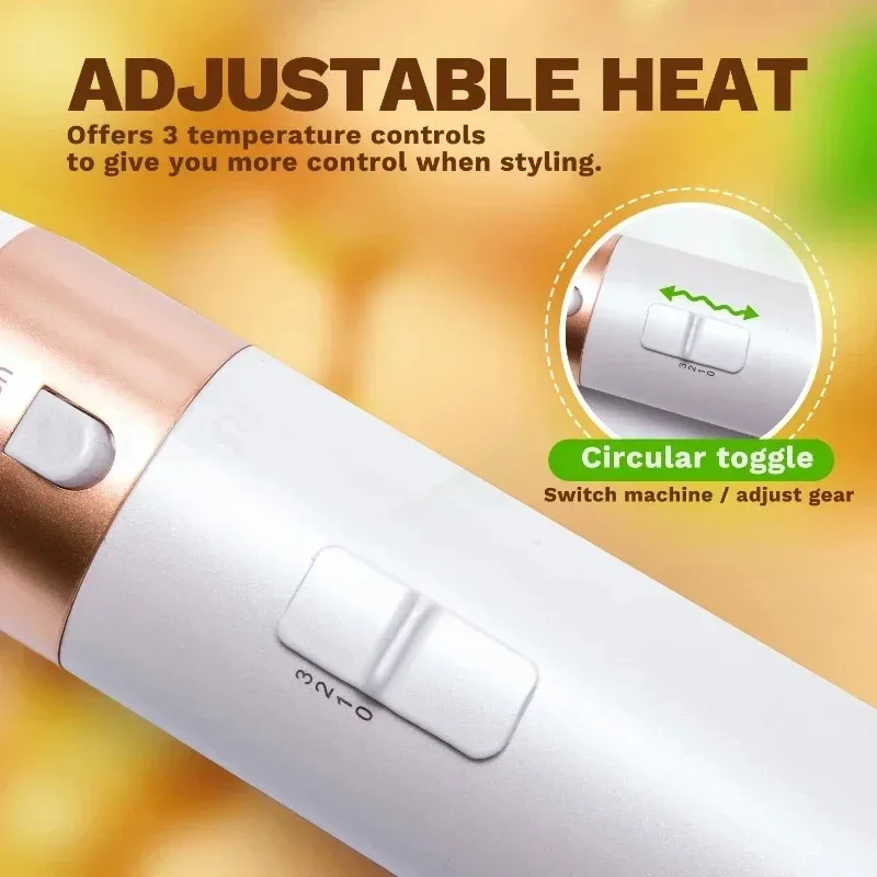 1000W Professional 5-in-1 Hair Dryer Set with Hot Comb Curling Iron Hair Straightener - Complete Styling Tool Kit for Household image 5