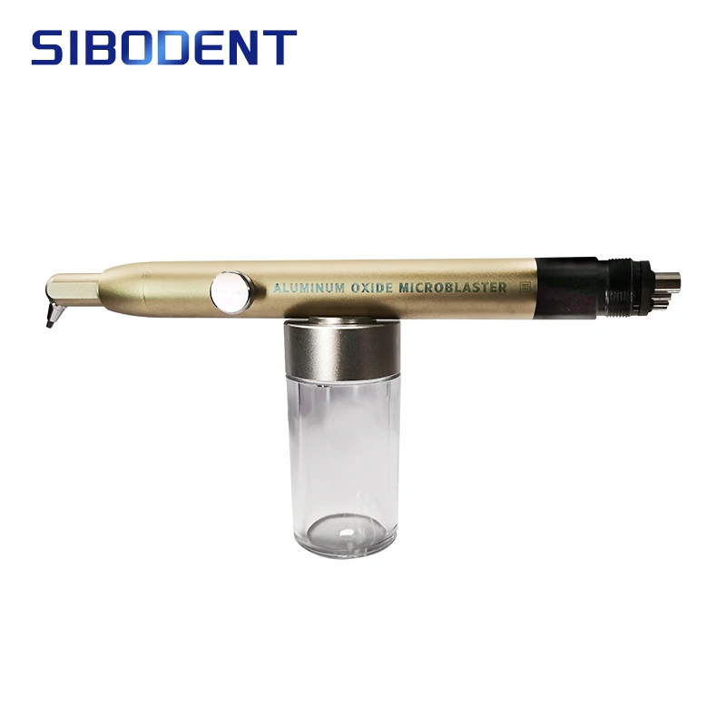 

Dental Aluminum Oxide Sandblasting Gun Micro Blaster Polisher 2/4 Holes Interface Microetcher Sandblaster Teeth Whitening