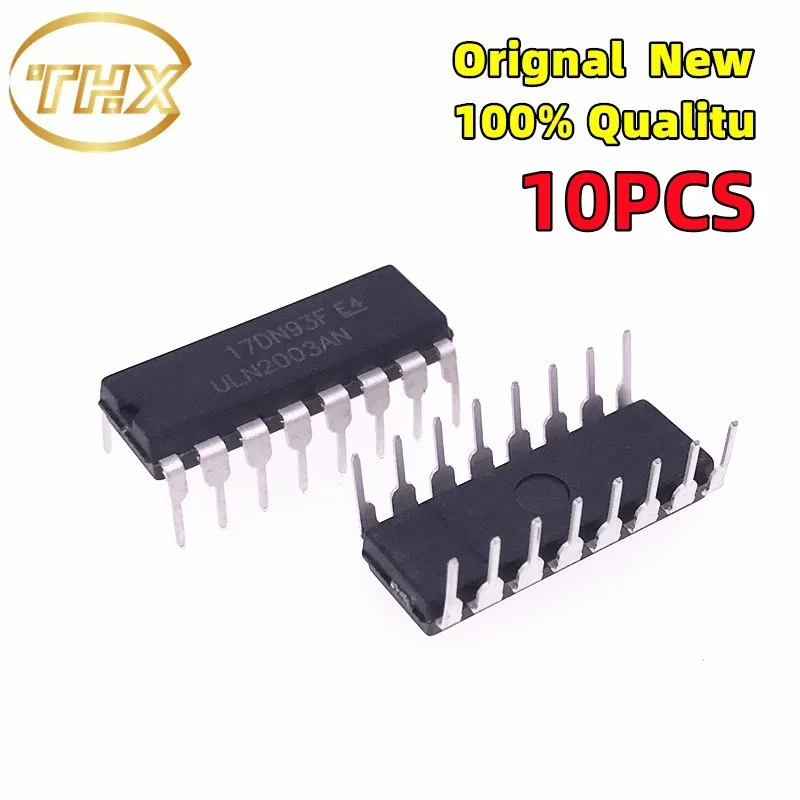 10PCS ULN2003AN ULN2003APG DIP16 SOP16 Darlington Transistor Array Driver ICChip  LOT