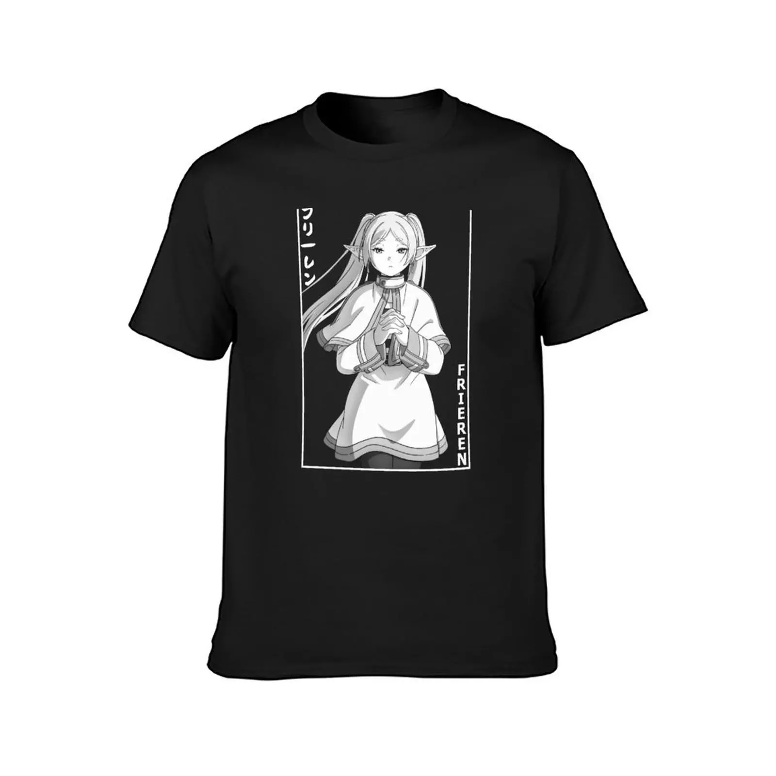 Frieren フリーレン Sousou no Frieren T-Shirt funnys plus size tops oversized blanks mens funny t shirts