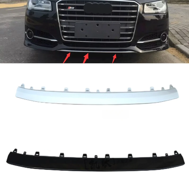 Auto Front Bumper Lower Spoiler Lower Diffuser Lip for Audi A8 S8 2014 2015 2016 2017 4H0807110