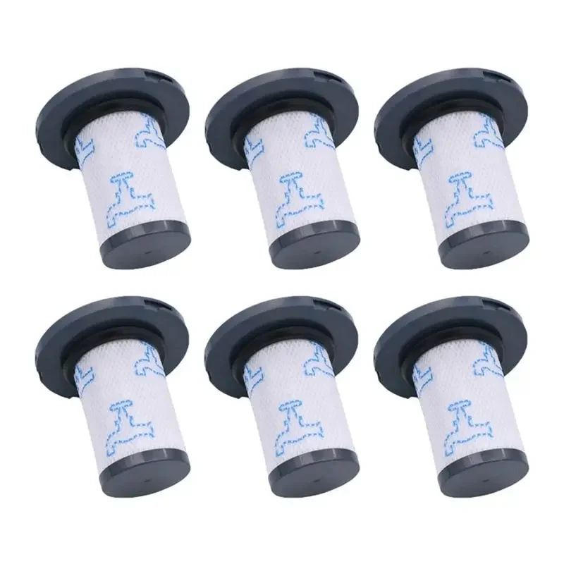 

B26B 6Pcs Washable Filter For Rowenta ZR009007 Tefal X-Force Flex 14.60 11.6 Rod Vacuum Cleaners Replacement Parts Accessories
