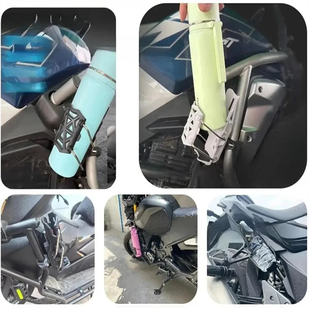 Universal Bike Motorcycle Bike Water Bottle Holder 360° Adjustable Cup Cage Cycling ADV Motorcycle MTB Road Water Bottle Stand image 3