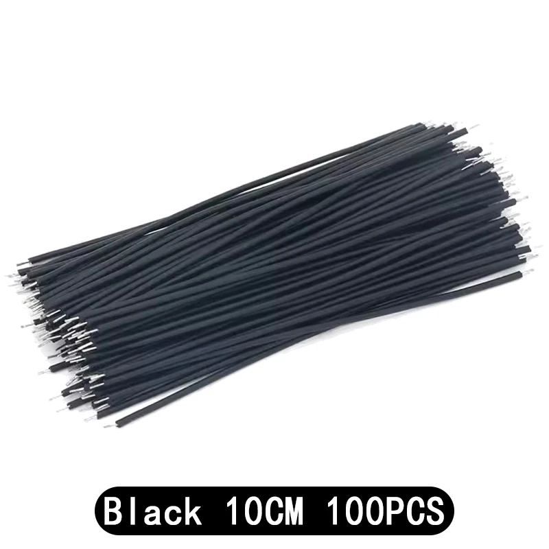 100PCS Tin-Plated Breadboard PCB Solder Cable 24AWG 10CM Fly Jumper Wire Cable Tin Conductor Wires 1007-24AWG Connector Wire image 4