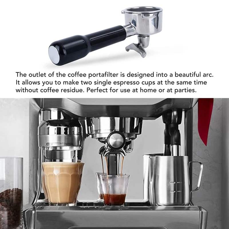 54 مللي متر Portafilter لـ Breville BES870XL, BES870BSXL, BES878BSS, BES880BSS, BES840XL حامل فلتر Portafilter غير القابل للصدأ