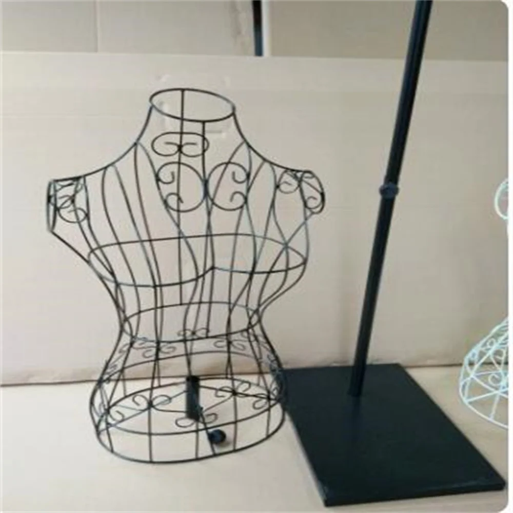 女性用アイアンドレス、マネキンクロス、マニキパラロパムジャースクエアベースのパスポップ、ウェディングディスプレイハンガー用ボディ、消耗品b067