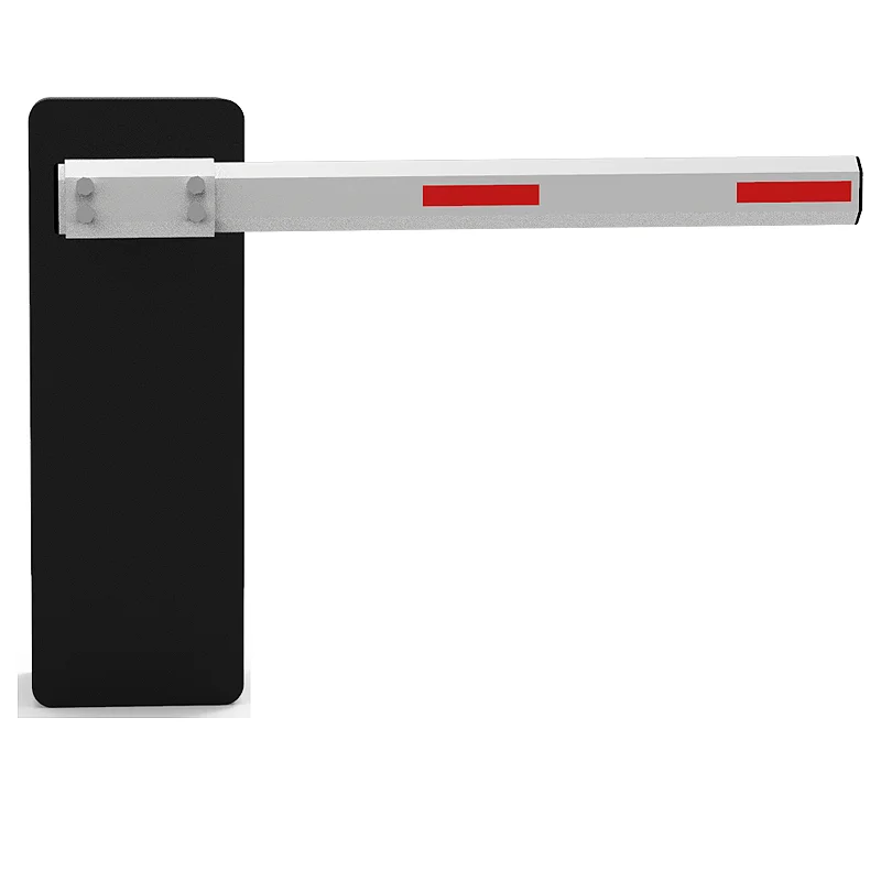 Automatic 3-6m Telescopic Arm Parking Boom Barrier Gate DC24V Brushless Motor Security Road Traffic Barrier Metal Material