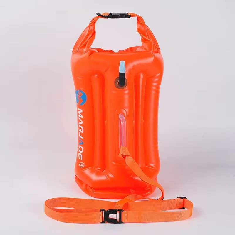 

PVC 20L Tow Float Dry Bag with Adjustable Waist Belt Inflatable Waterproof Bag Swim Safety Float Boating Fishing Camping Bag