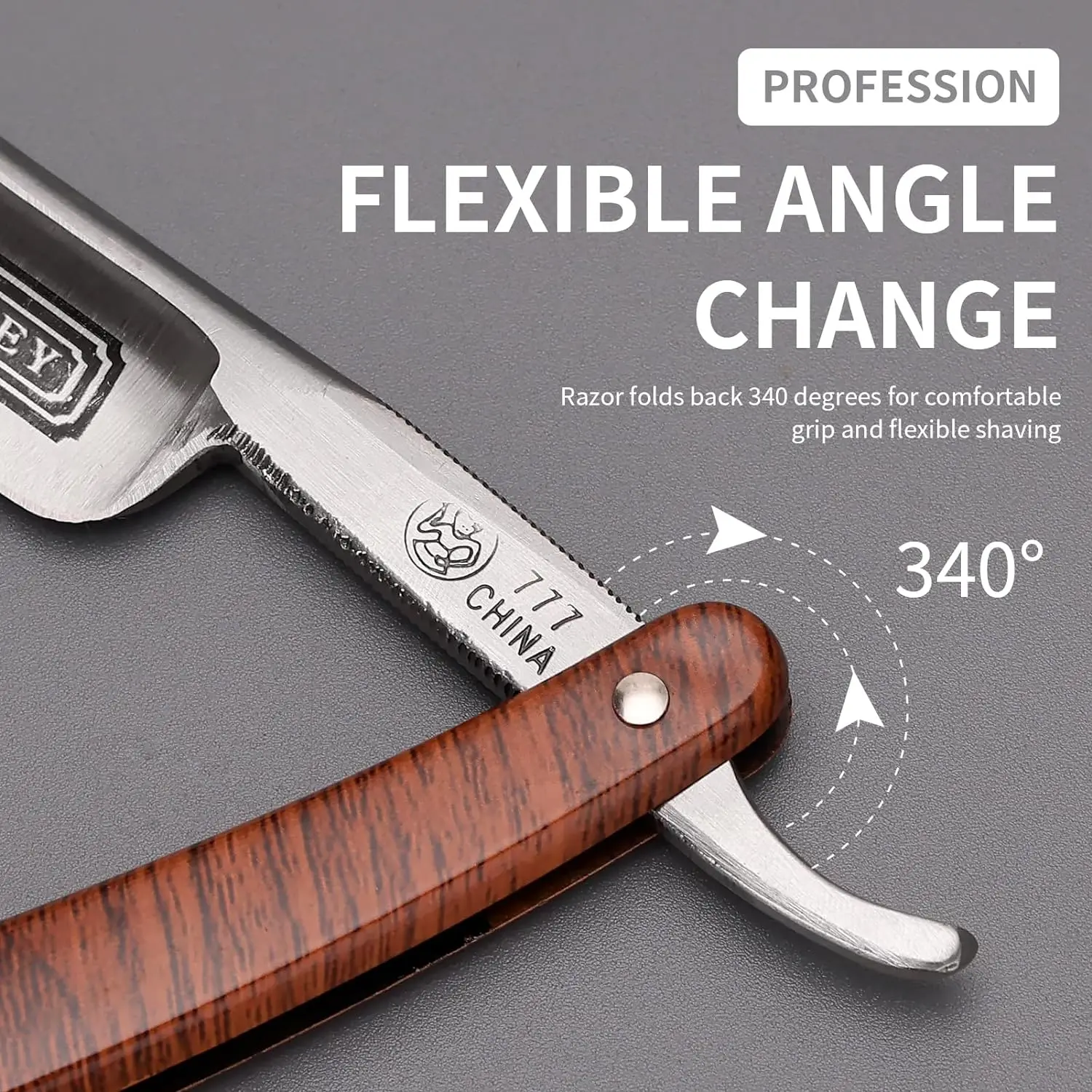 Barber Manual Shaving Razor Men Folding Straight Edge Beard Cutter Barbershop Shavette Trimming Whisker Styling Tools Supplies ﻿