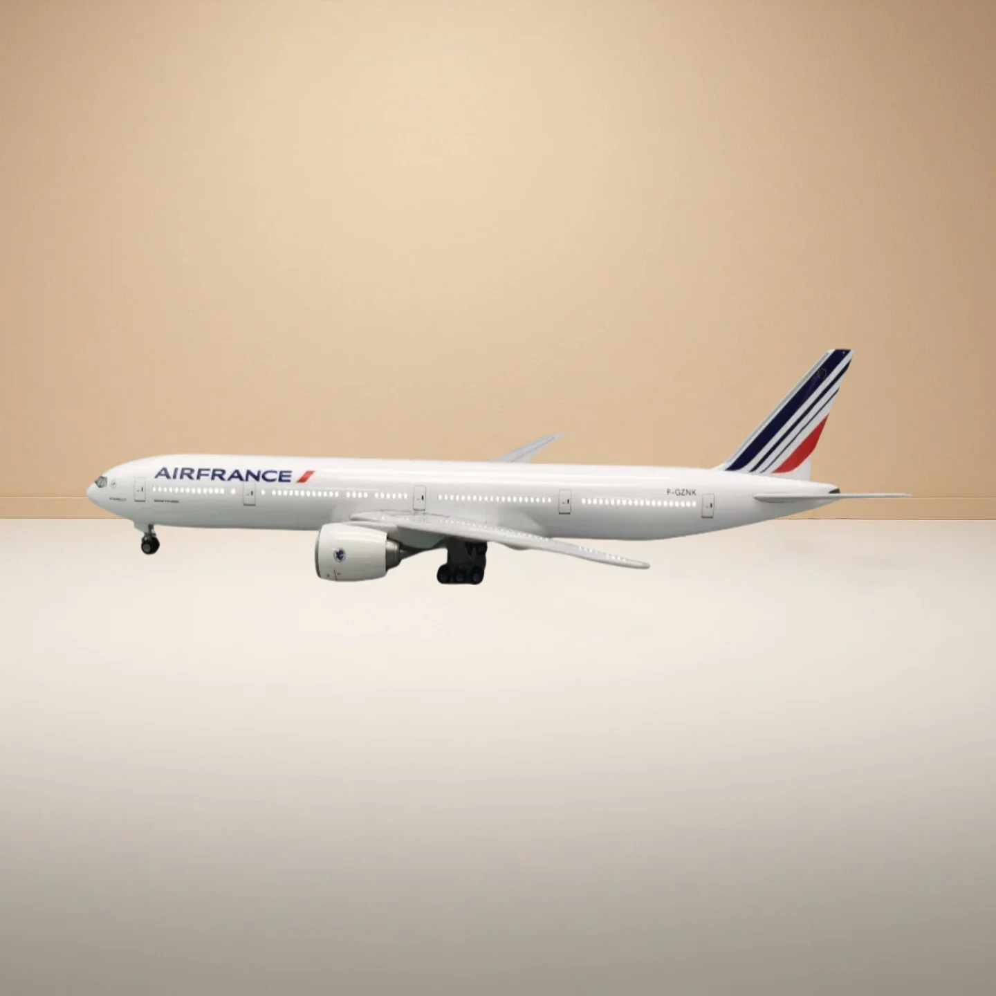 

B777 Plastic Resin Replica Plane Model 1:157 Scale 47cm 777 Air France Airplane Model Aircraft Model With Lights For Gift Decora