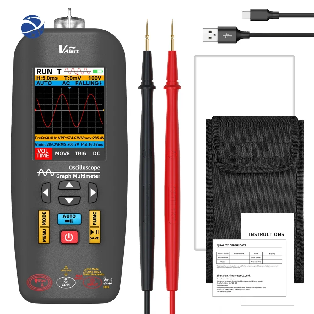 

BSIDE-O1 3in1 Digital Multimeter Oscilloscope 2.8inch 10Mhz Bandwidth Voltage Current Capacitance Frequency Resistance Tester