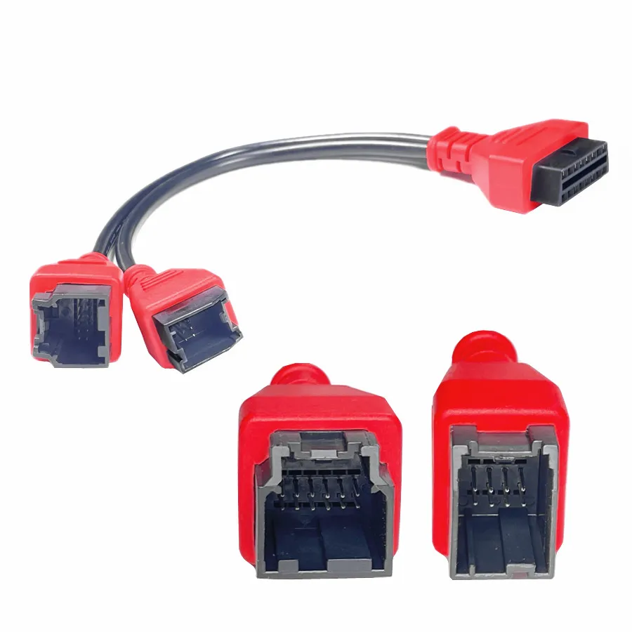 OBDIICAT Chr-ysler Programming Cable 12+8 Connector Autel DS808 Maxisys MS905 906 908 PRO ELITE 12+8 Adapter Cable