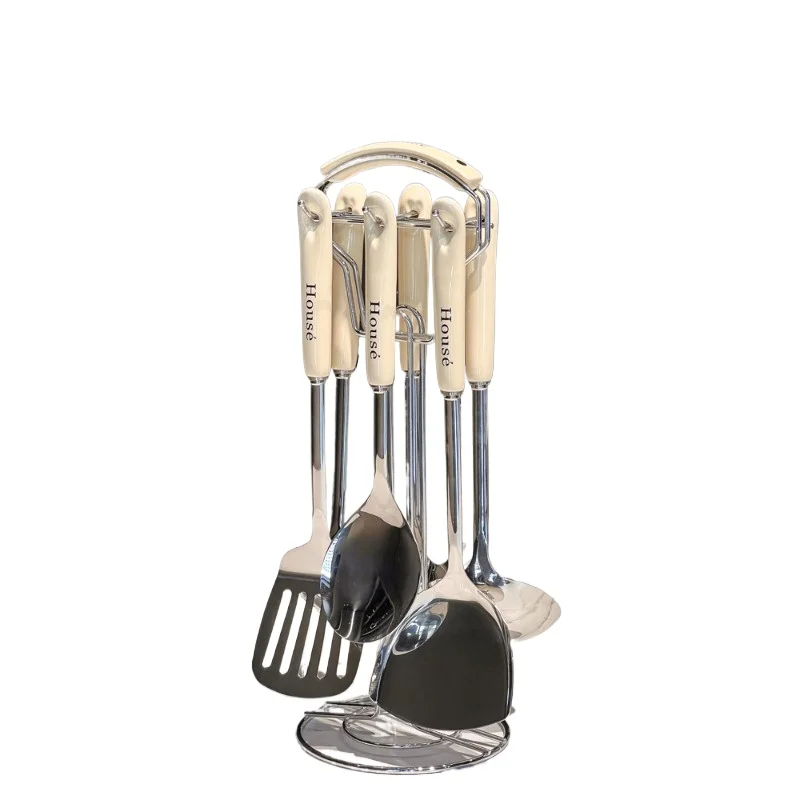 

Stainless steel kitchen stir fry shovel set, complete set of household kitchen utensils combination