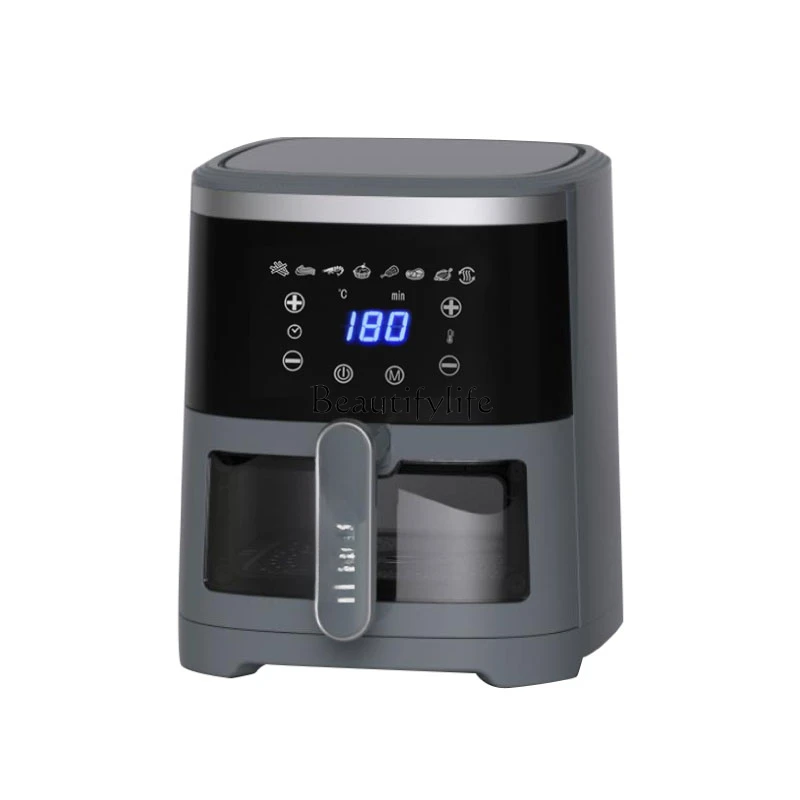 Air Fryer Visual Multifunctional Large Capacity Low Fat Baking Low Fat Electric Fryer French Fry Machine