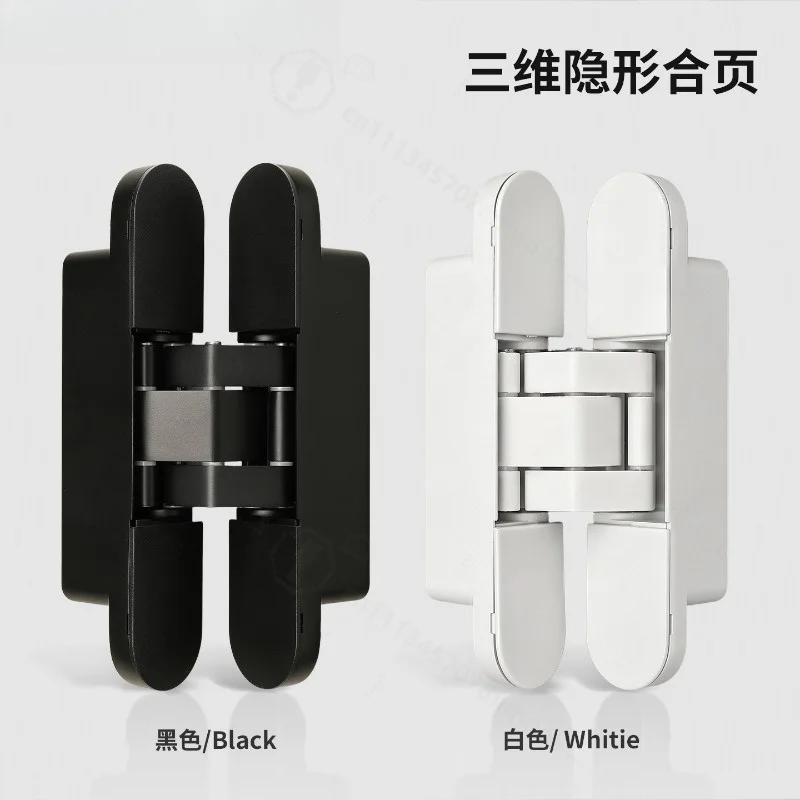 3D Adjustable Concealed Hinge Hidden Door Hinge Heavy Duty Hardware for Wooden Folding Security Door