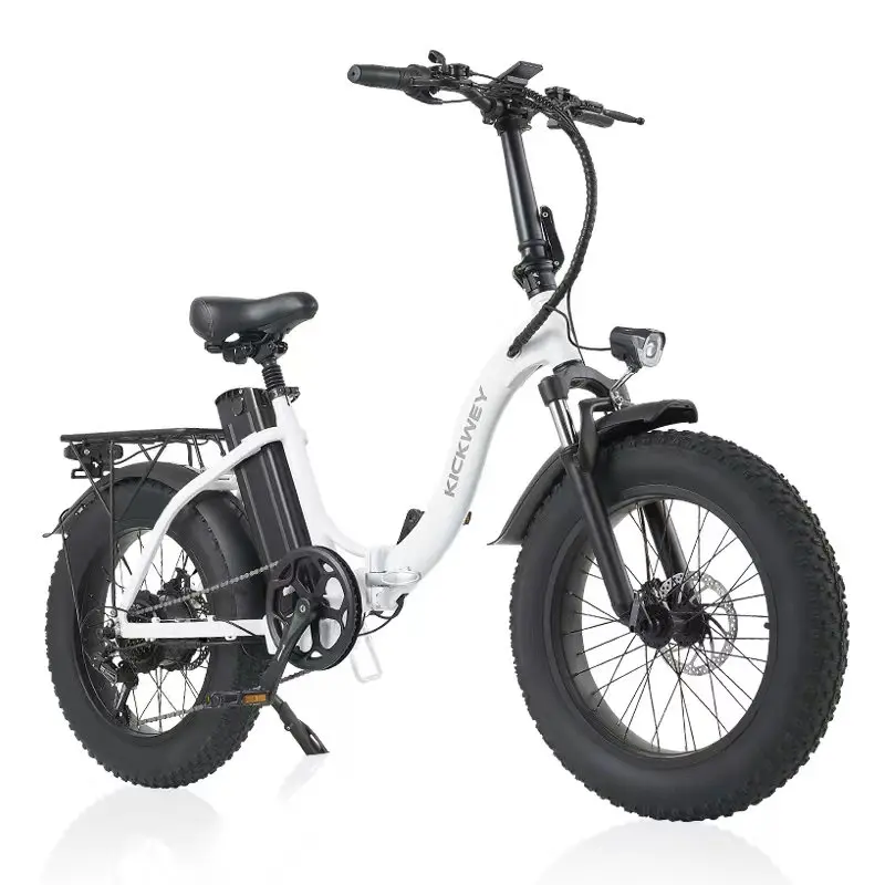 

Kickwey 1000W 48V 20AH Electric Bicycle Powerful Electric Bike Adult Snow Mountain 20 Inch 4.0 Fat Tyre Ebike For Man Women