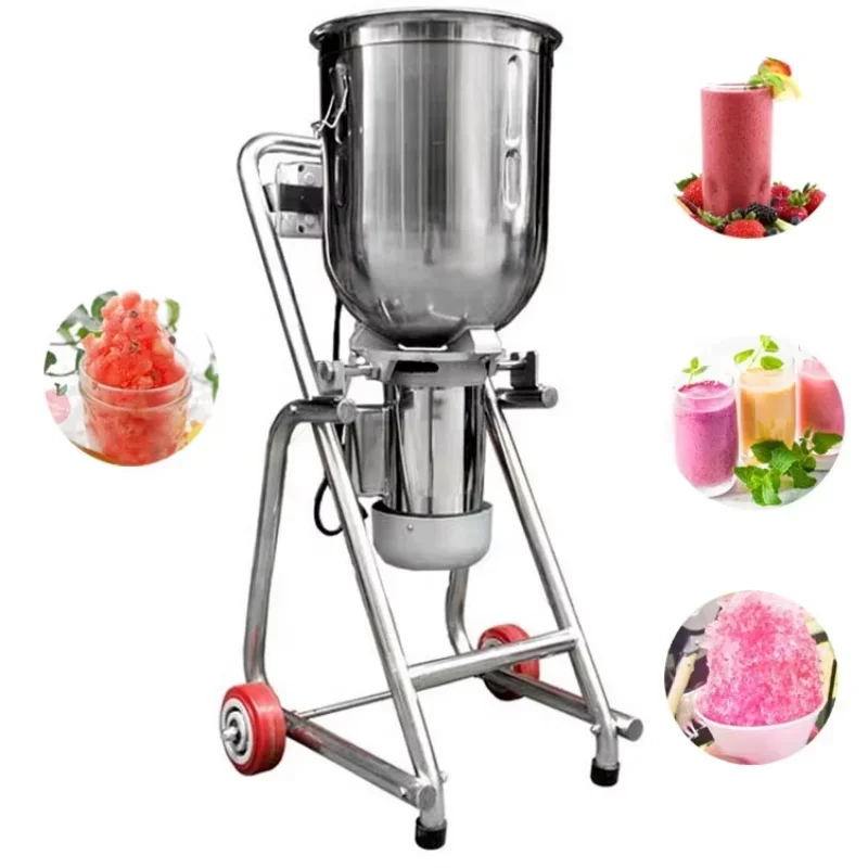 

Heavy Duty Ice Cream Milk Shaker Blender Machine Nutrition Fruit Ice Drink Blender Commercial 30L Large Smoothie Blender Crusher