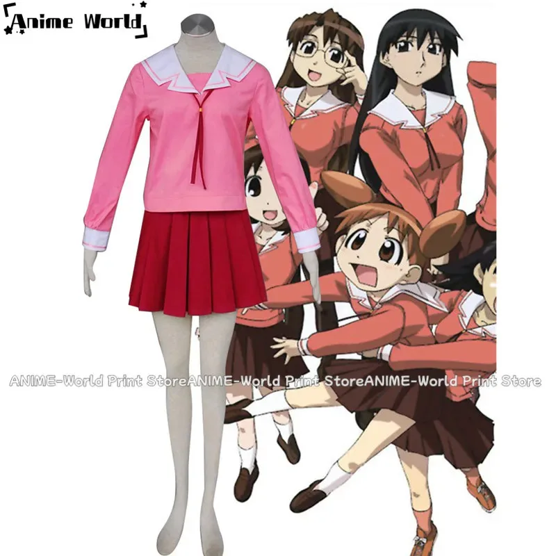 New《Custom Size》Azumanga Daioh Female School Uniform Winter Cosplay Costume2025