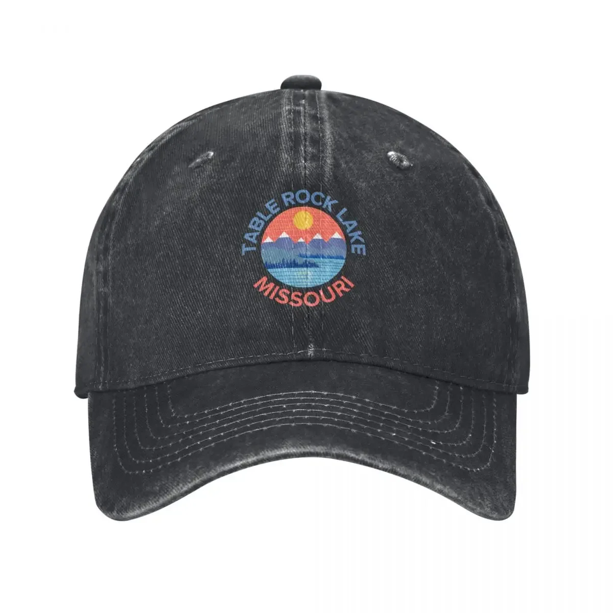 Table Rock Lake Missouri Boating, Fishing, Hiking, Camping Baseball Cap black Military Tactical Cap Men Caps Women's