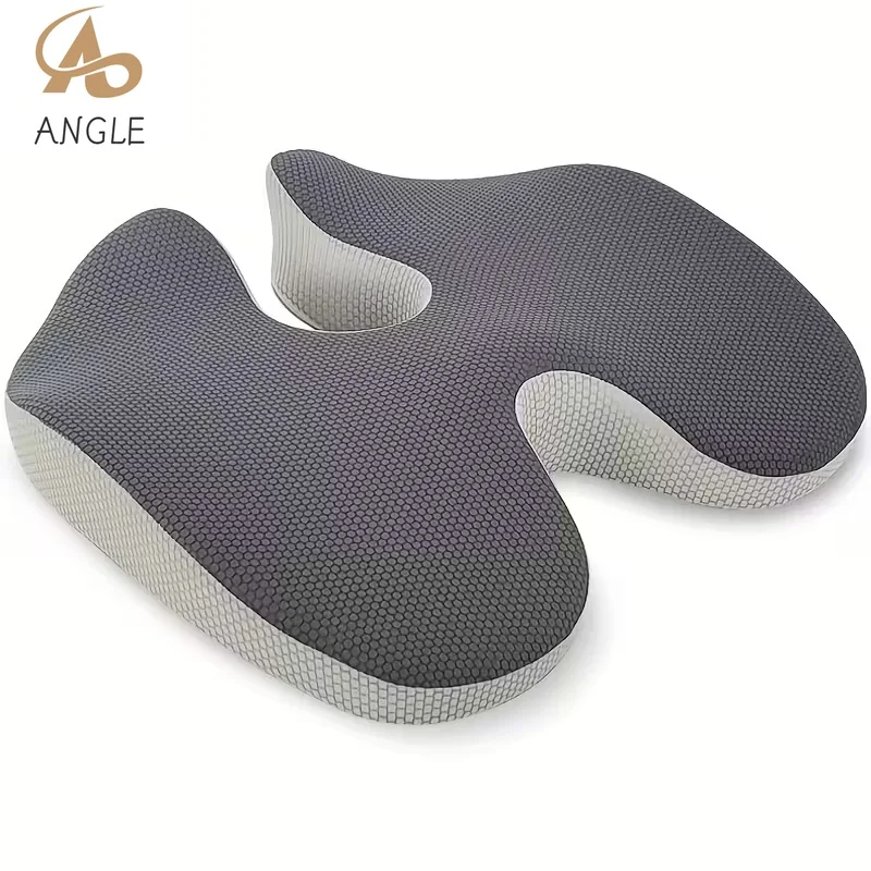 

Memory Foam-like Cushion - Heavy-Duty Soft Hip & Tailbone, Removable Cover, Non-Slip Wheelchair/Office Chair Cushion Easy-Clean