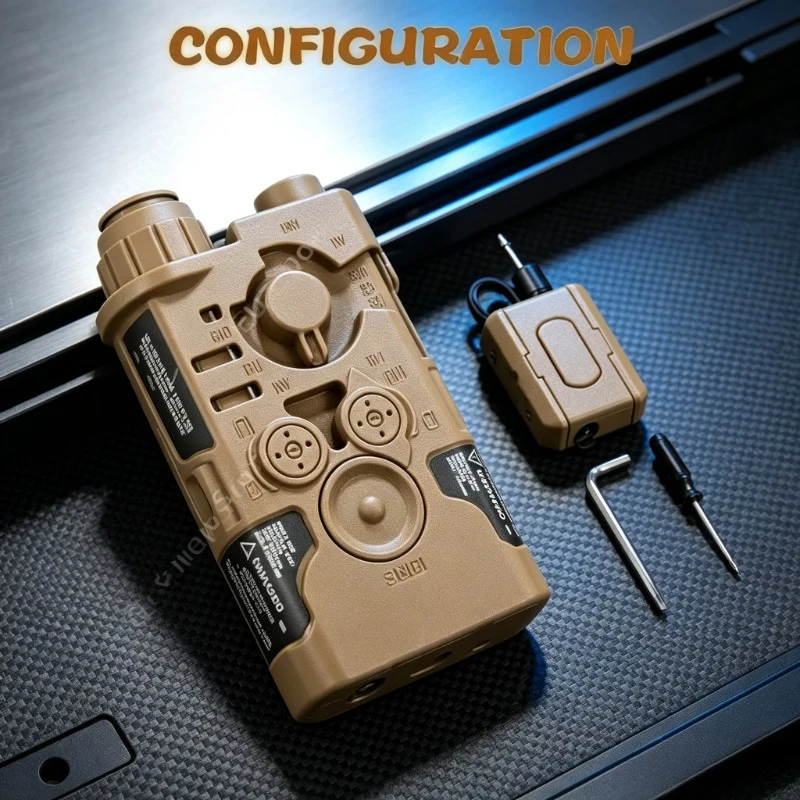 Outdoor Hobby L3-NGAL Model, Green Laser Strobe Torch, Multi-Function Battery Box with Tail Switch