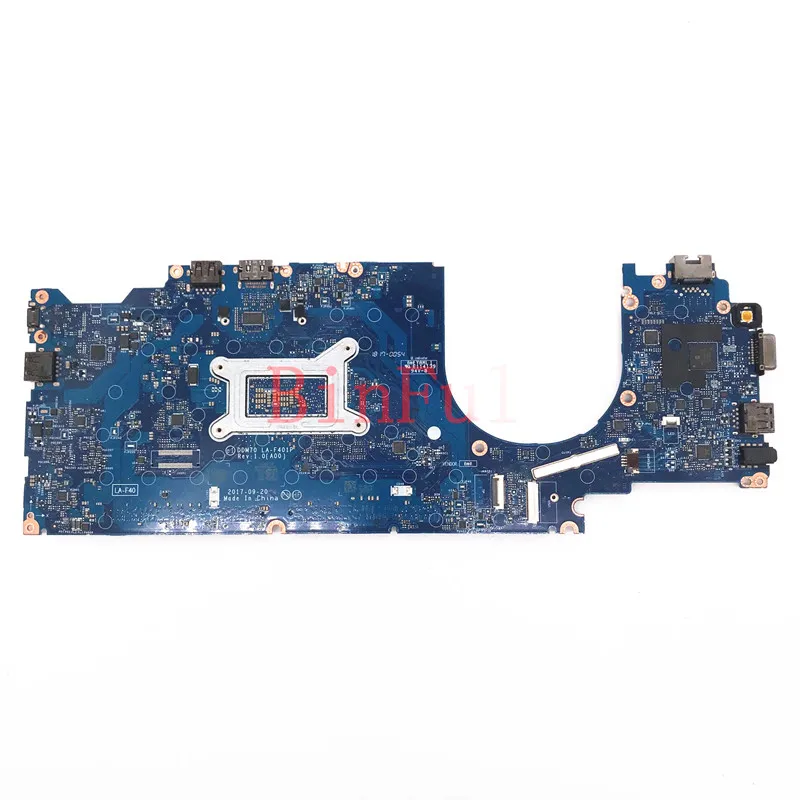 Mainboard CN-0M79GG 0M79GG M79GG For Dell 5480 Laptop Motherboard DDM70 LA-F401P with SR3L8 I7-8650U CPU DDR4 100%Full Tested OK