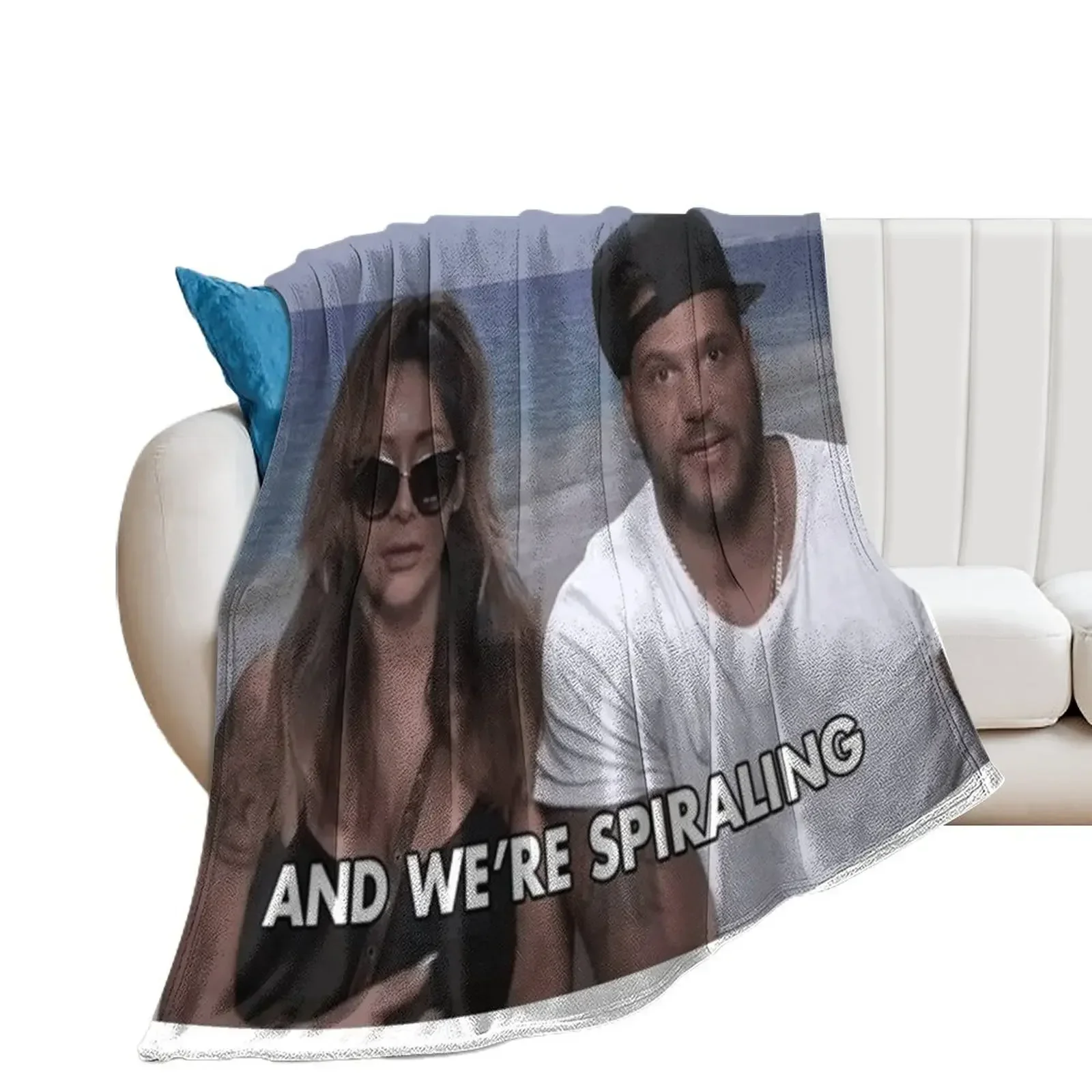 

And We're Spiraling Throw Blanket Bed linens Blankets For Sofas for winter Personalized Gift Blankets