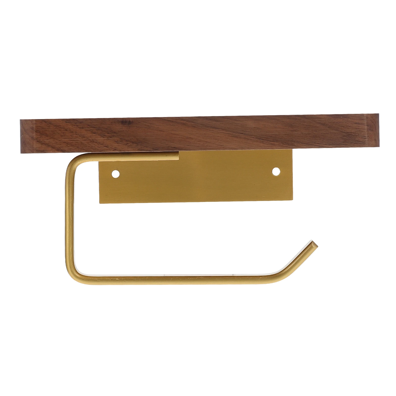 

Wall Mounted Shelf Bathroom Phone Rack Tissue Holder Aluminum Material Space Saver Toilet Storage Paper Roll Holder Durable