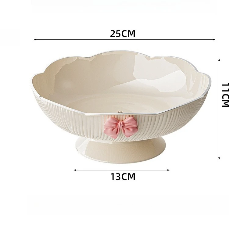 ら TrustHM4...”1 шт. пластиковая тарелка для конфет и фруктов для дома, журнальный столик, блюдо для конфет, высококачественное блюдо для размещения закусок, украшения