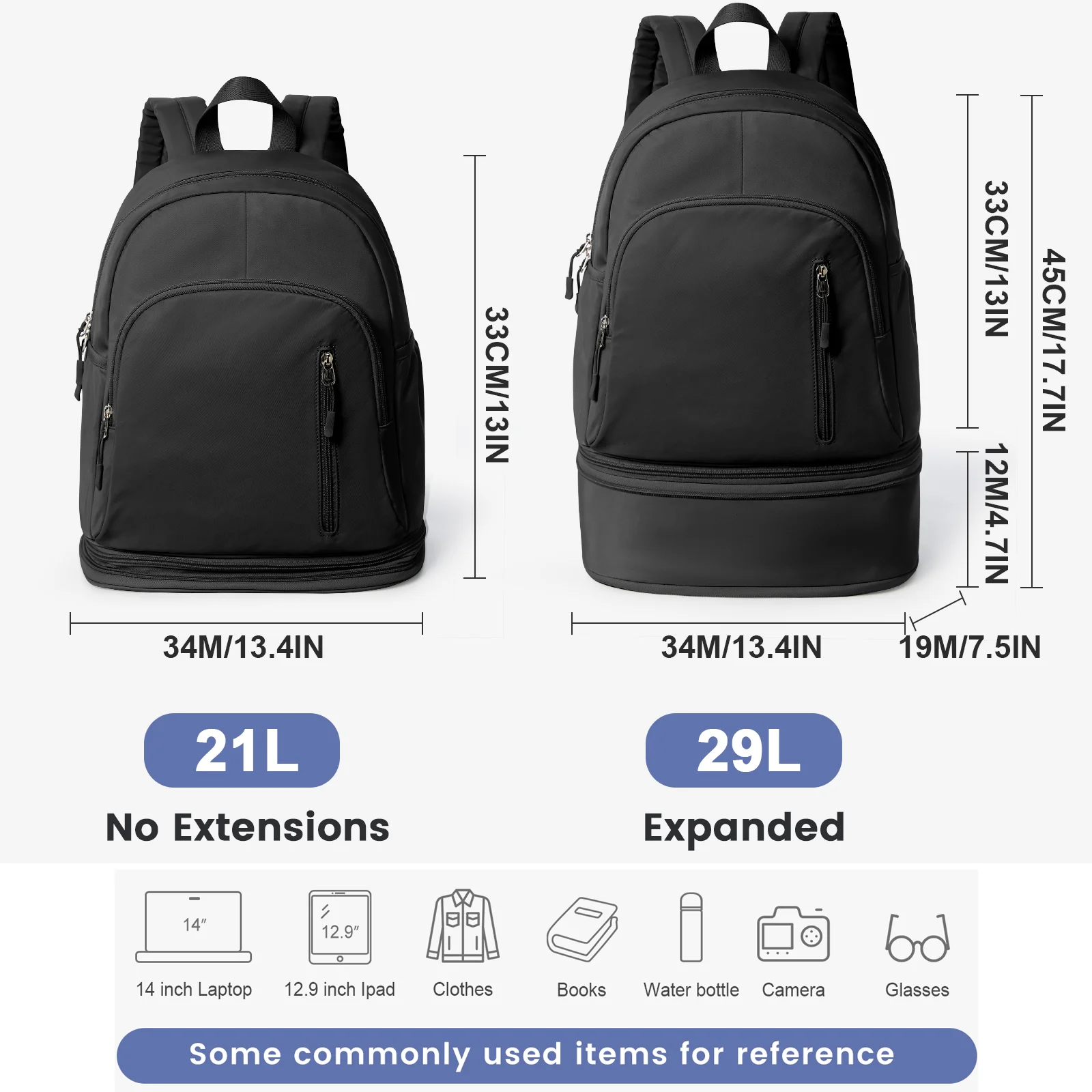 Women Travel Backpack Fitness Backpack Hiking Bag Camping Beach Gym Bag with Shoe Pouch Men Outdoor Cycling Backpacks Yoga Bags