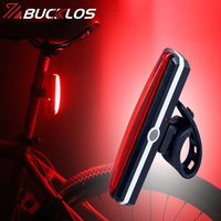 LED Bike Rear Light Highlight COB Tail Light Waterproof Bicycle USB Rechargeable Mountain Riding Cycling Tail Lamp Bicycle Parts