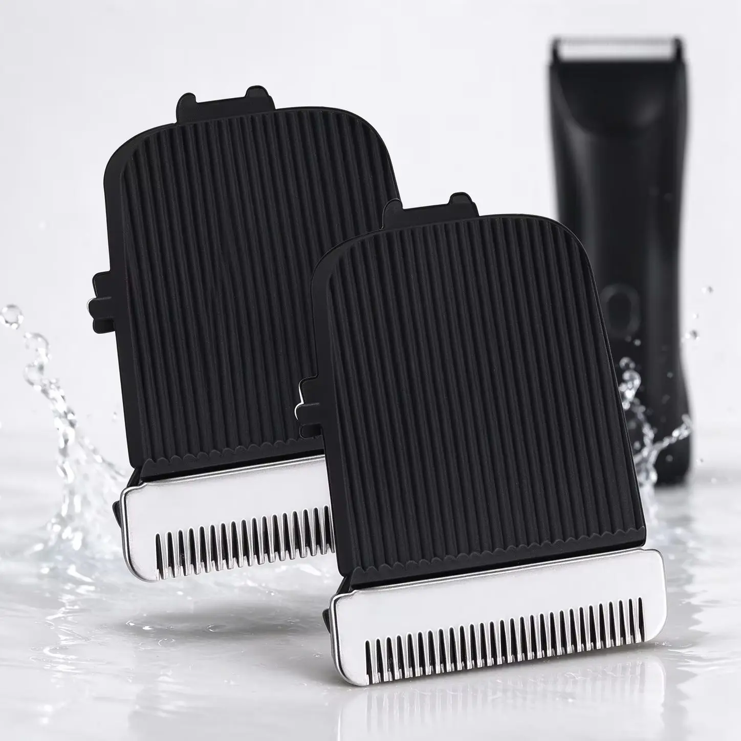 Black Body Hair Trimmer Blades for Men Electric Depilators Replacement Blades Compatible with Meridian Trimmer