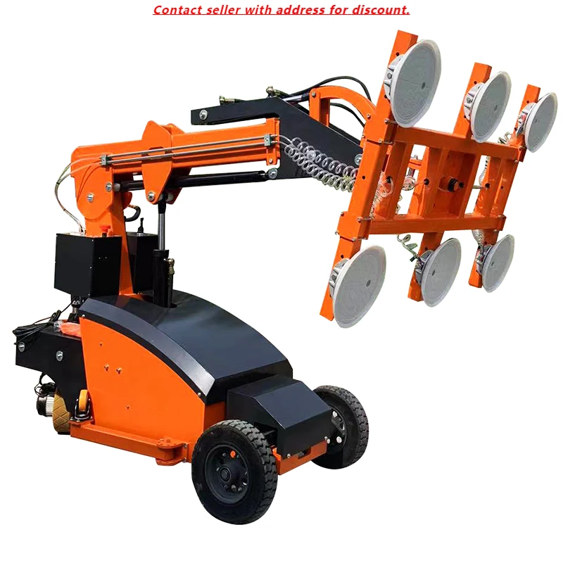 

300kg 600kg 5m High Installing Window Spain Germany Popular Hydraulic Electric Vacuum Glass Lifter Lifting Machine Glazing Robot