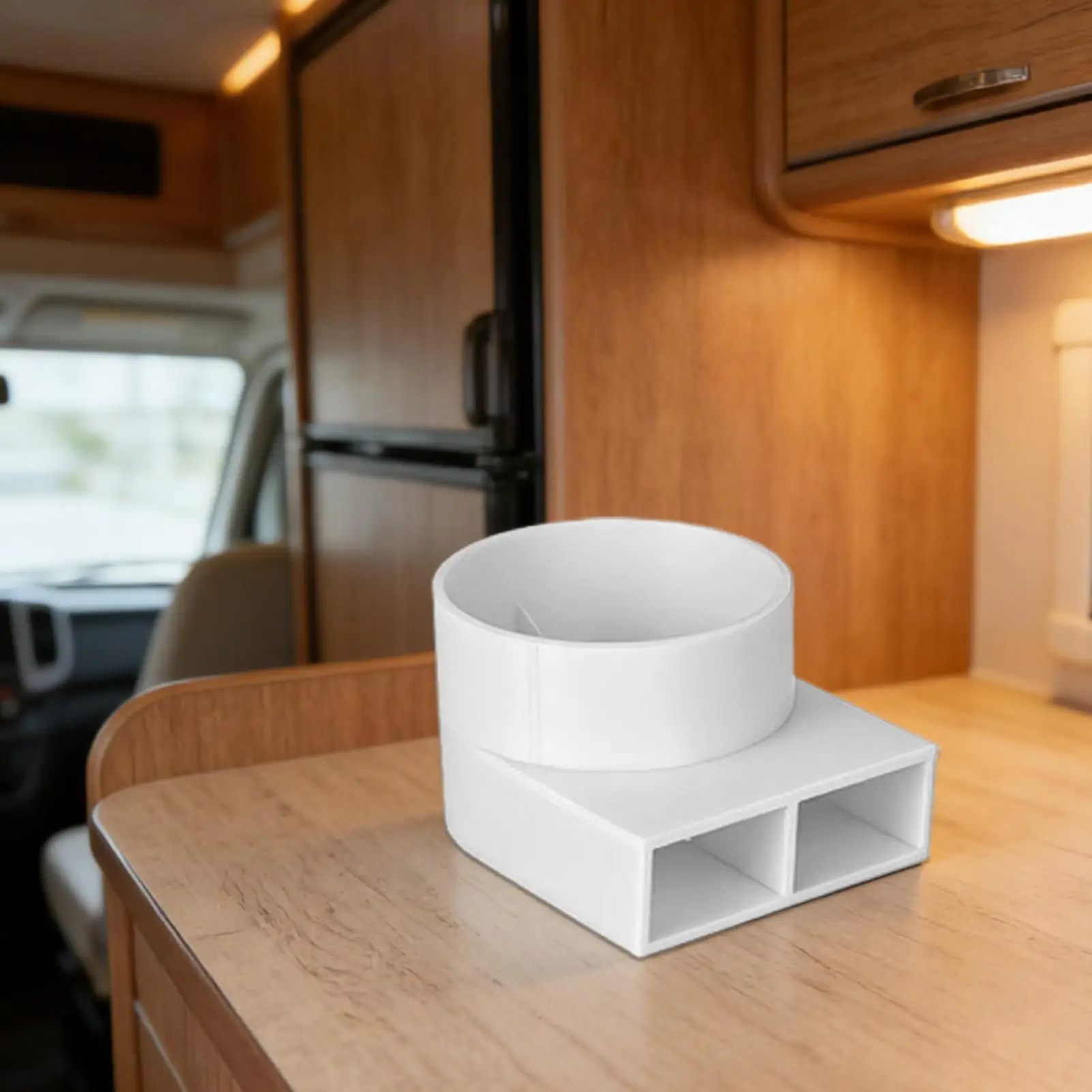 

Air Deflector For RV Outlet Attachment Camper Airflow Diffuser For Travel Trailer Camper Van Motorhome HVAC Outdoor