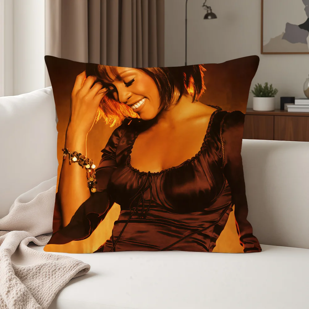 كيس وسادة سنجر واتني هيوستن مناسب لغرف النوم وغرف المعيشة والسيارات والديكور المنزلي #6